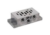 0228000100 - Metal Work ISO 1 Sub Base - Side Ported 1/4 Bsp