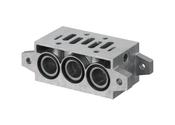 8985041422 - Aventics ISO 5599 - 1 - Series 581, Size 4 - Base Plate, Type F, VDMA